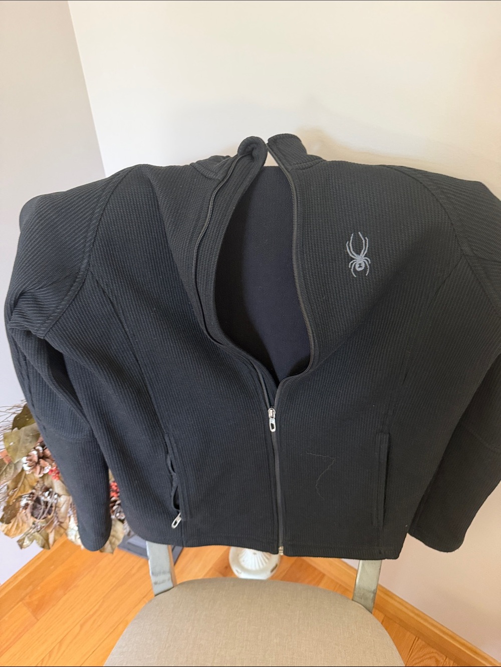 Spyder Black Women's Full-Zip Bomber Jacket